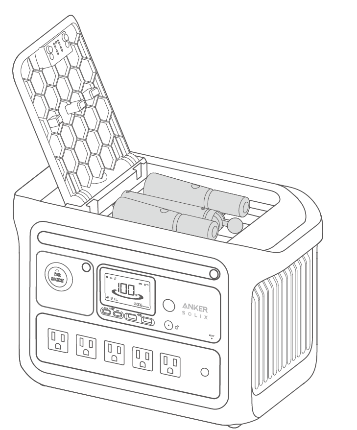 Anker SOLIX C800 PLUS Portable Power Station ユーザーガイド